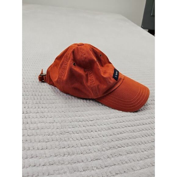 Banana Republic Hat Adult One Size Adjustable Orange Corduroy - Picture 4 of 8